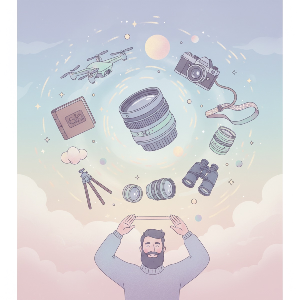 Presentes de Fadas para o Pai Fotógrafo